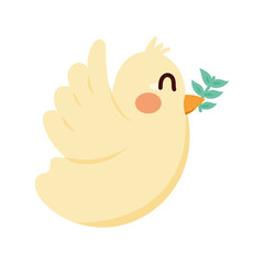 dove with olive branch