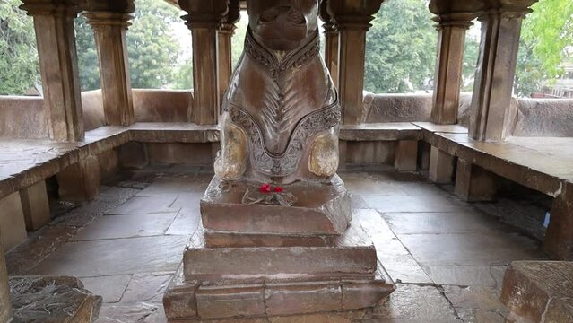 Varaha Temple, Khajuraho: A 10th-century temple dedicated to Lord Vishnu's boar incarnation, Varaha, famous for its intricate carvings and Chalukya-style architecture in the Western Group of Khajuraho