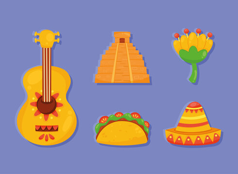 mexican culturen five icons