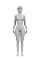 Woman, Human Female Body, 3D