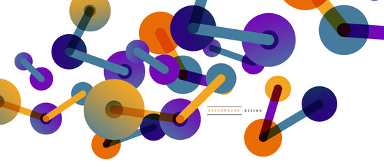 Network concept abstract background. Dots connection. Big data idea. Business template for wallpaper, banner, background or landing