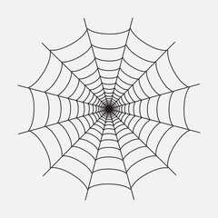 spiderweb vector illustration for Halloween net, trap, pattern 