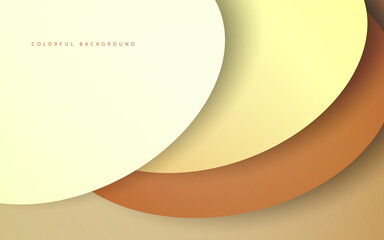 Abstract overlap layer brown color background