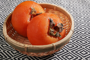 Persimmon Is One Of The Traditional Fruits Of The Mid-Autumn Festival	
