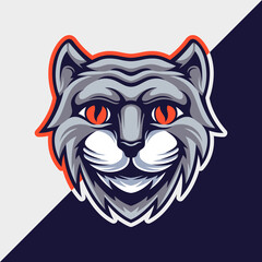 Cat Animal Mascot Logo Template
