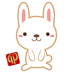 動物 干支 卯イラスト 06