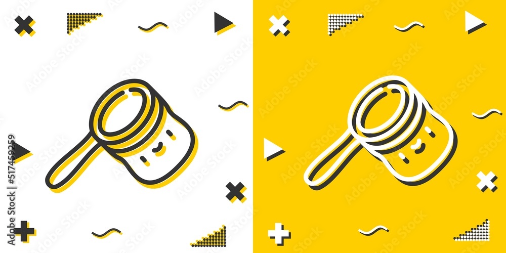 Poster bag line icon. simple outline style.bag linear sign. vector illustration isolated on white backgroun