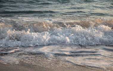wave splash sea beach macro