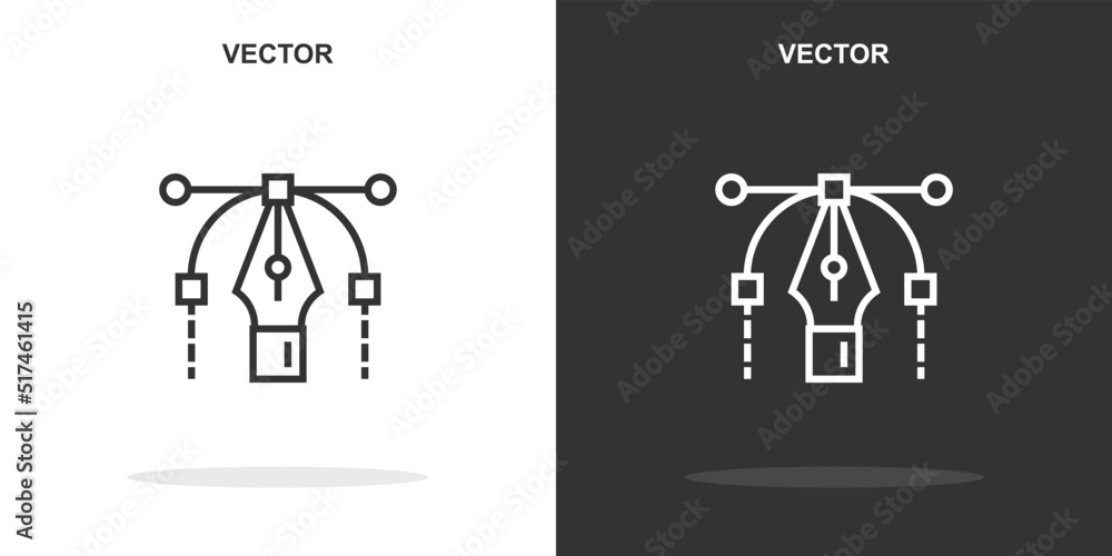 Poster vector line icon. simple outline style.vector linear sign. vector illustration isolated on white bac