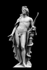 Obraz premium Ancient god of archery, music and dance, arts and prophecy, healing and diseases Apollo.