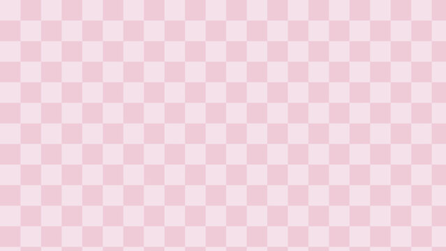 cute small pastel pink checkers, gingham, plaid, aesthetic checkerboard pattern wallpaper illustration, perfect for wallpaper, backdrop, postcard, background for your design