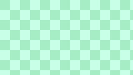 cute big pastel green checkers, gingham, plaid, aesthetic checkerboard pattern wallpaper illustration, perfect for wallpaper, backdrop, postcard, background for your design