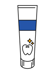 歯磨き粉　ベクターイラスト