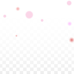 Hearts Confetti Falling Background. St. Valentine's Day pattern. Romantic Scattered Hearts Design Element. Love. Sweet Moment. Gift. Cute Element of Design for Sales or Celebration.