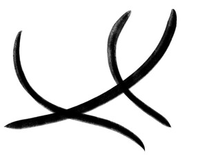 black ink line random stroke doodle freehand sketch drawing shape form abstrat element