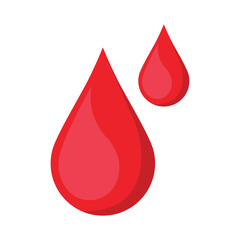 blood drop vector design. Medical help logo isolated on white background