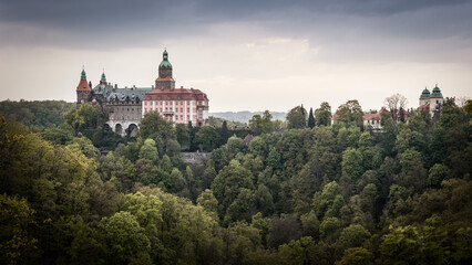Fototapeta na wymiar Zamek Książ w Wałbrzychu