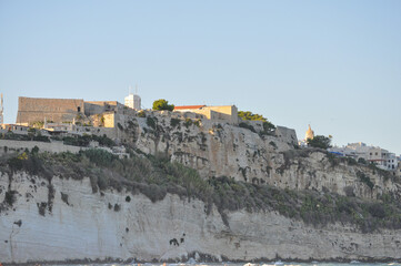White cliffs in Vieste