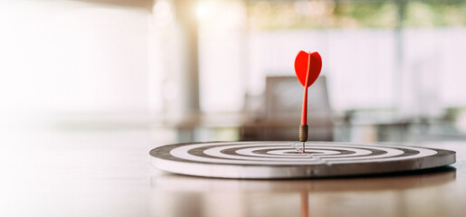 Bullseye is a target of business , The concept of starting a new business that goes better , Target...