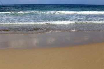 Mediterranean coast in northern Israel