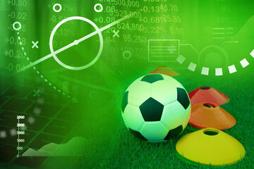 learning football manager tactics and analyzing of soccer plan