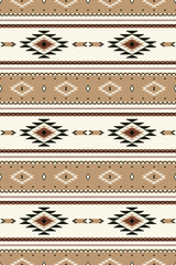 Ethnic seamless pattern.  Native American tribal illustration.  Southwest design.