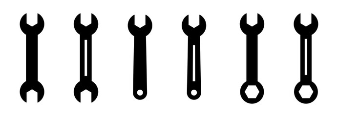 Wrench icon. Repair icon. Services icon, vector illustration