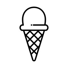 Illustration of Ice Cream Design Icon