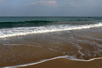 Mediterranean coast in northern Israel