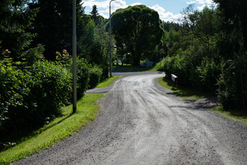road in the park