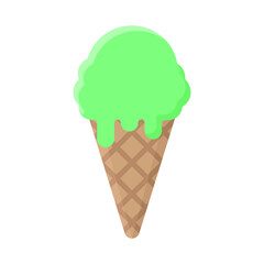 Illustration of Ice Cream Design Icon