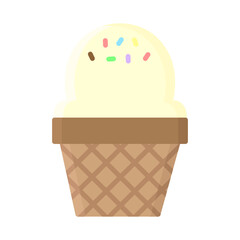 Illustration of Ice Cream Design Icon