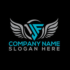 JF Letter Logo Design