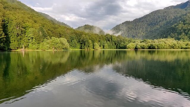 Biogradsko lake in the national park Biogradska Gora