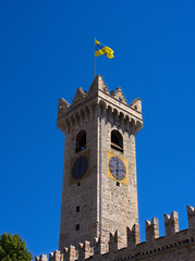 Trento, Italy, the tower of Palazzo Pretorio