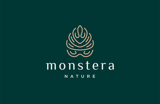 Monstera Logo Images  Browse 16,829 Stock Photos, Vectors, and Video |  Adobe Stock