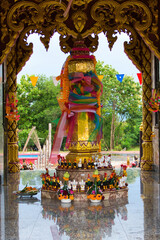 The city pillar of the city of Phetchabun in Central Thailand
