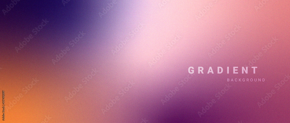 Wall mural abstract gradient background with grainy texture