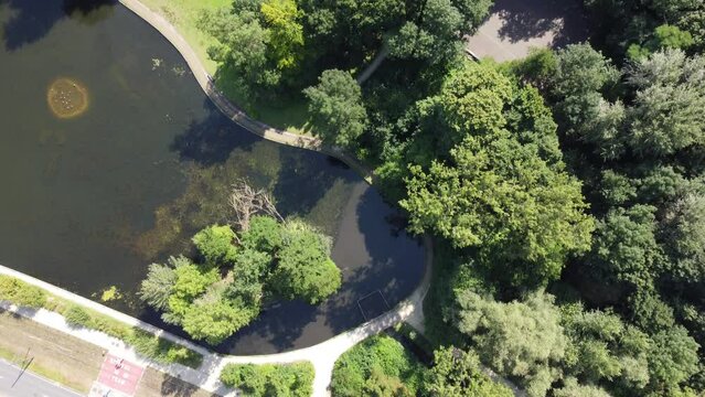 Malou Castle Public Park in Brussels