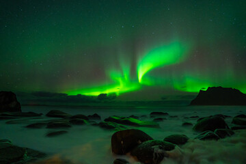 Fototapeta na wymiar Lofoten Polarlicht