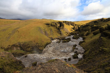 Skógafoss -  one of the biggest waterfalls in Iceland