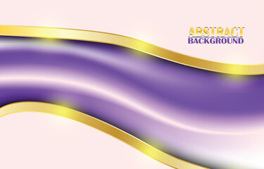purple and gold luxury abstract background