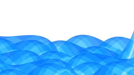 wavy blue light abstract background