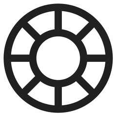 Obraz premium Lifebuoy Icon Outline