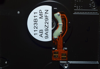 Obraz premium electronic components printed circuit boards close-up