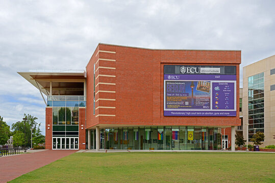 East Carolina University (ECU), Public Research University In Greenville, North Carolina. Student Center Main Campus