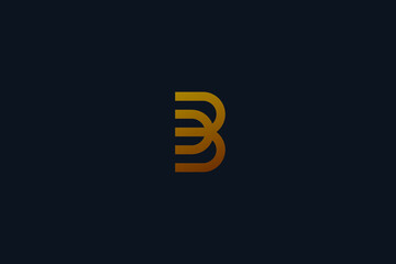 B letter elegant logo icon symbol