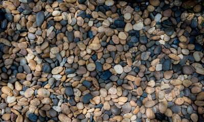 Background and texture of old stoned road