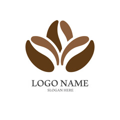 coffee bean icon vector