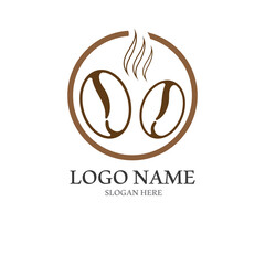 coffee bean icon vector